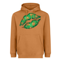 Meerkat St. Patricks Day Green Lips Heavyweight Hoodie - Bettercallsaul