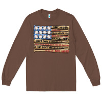 Chestnut baseball ballgame Long Sleeve Tee - MaliasSmallBusiness
