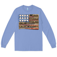 Colony Blue baseball ballgame Long Sleeve Tee - MaliasSmallBusiness