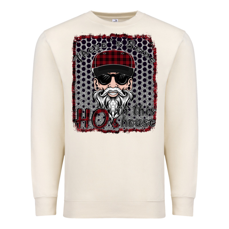 There's Some Ho Ho Ho's In This House Premium Sweatshirt by Bettercallsaul | Teevron