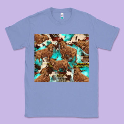 Astec Cowhide Highlands Cow Classic Tee Designed By Barkaloodesign
