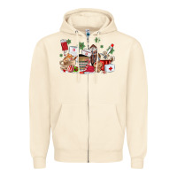 Sandshell nurse coffee cups Zipper Hoodie - MaliasSmallBusiness