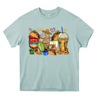 Arona tacos coffee cups Heavy Core Tee - Zillion Design Studio