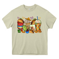 Mossy tacos coffee cups Heavy Core Tee - Zillion Design Studio