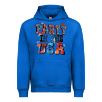 Cobalt Party in the usa 4th of july Urban Hoodie - CowGirlArtShop