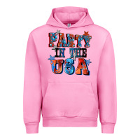 Fuchsia Pink Party in the usa 4th of july Urban Hoodie - CowGirlArtShop