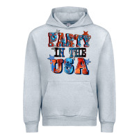 Heather Grey Party in the usa 4th of july Urban Hoodie - CowGirlArtShop