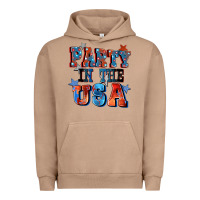 Pigment Burro Party in the usa 4th of july Urban Hoodie - CowGirlArtShop