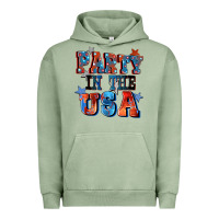 Pigment Oil Green Party in the usa 4th of july Urban Hoodie - CowGirlArtShop