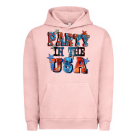 Pigment Salmon Party in the usa 4th of july Urban Hoodie - CowGirlArtShop