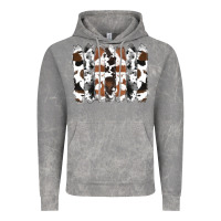 Cloud Rock cowhide brushstrokes Vintage Hoodie - RanaPortraitStore