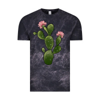 Cloud Black cactus 2 Vintage Tee - JahusDesignShop