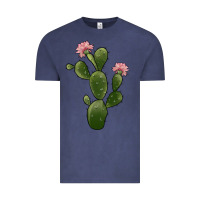 Vintage Denim cactus 2 Vintage Tee - JahusDesignShop