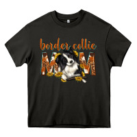 Asphalt western border collie mom Heavy Core Tee - texasbilliewilder