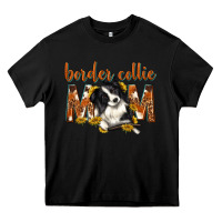 Black western border collie mom Heavy Core Tee - texasbilliewilder