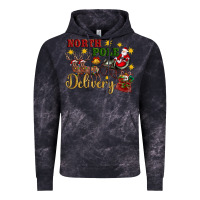 Cloud Black North Pole Delivery Santa Sleigh Vintage Hoodie - Artiststas