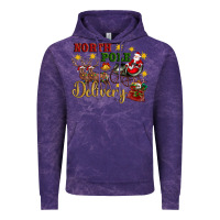 Cloud Purple North Pole Delivery Santa Sleigh Vintage Hoodie - Artiststas