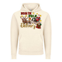 Vintage Artic North Pole Delivery Santa Sleigh Vintage Hoodie - Artiststas