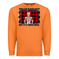 Carrot When You re Dead Inside But It Christmas Skeleton Premium Sweatshirt - Bettercallsaul
