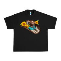 Black cowboy hat Urban Heavy Tee - AdoDesignShop