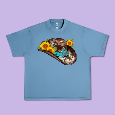 Cowboy Hat Urban Heavy Tee Designed By Adodesignshop