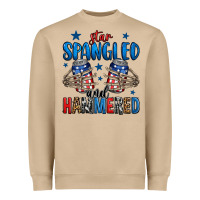 Mushroom star spangled and hammered skeleton hand Heavyweight Sweatshirt - Jasminsmagicworld