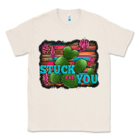 Natural stuck on you heart cactus serape leopard background Classic Tee - Jasminsmagicworld