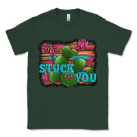 Sports Green stuck on you heart cactus serape leopard background Classic Tee - Jasminsmagicworld