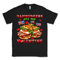 Black hamburger are my valentine Classic Tee - AdoDesignShop