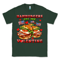 Sports Green hamburger are my valentine Classic Tee - AdoDesignShop