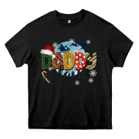 Black daddy claus christmas Heavy Core Tee - BarkalooDesign