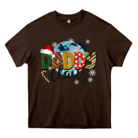 Chocolate Brown daddy claus christmas Heavy Core Tee - BarkalooDesign