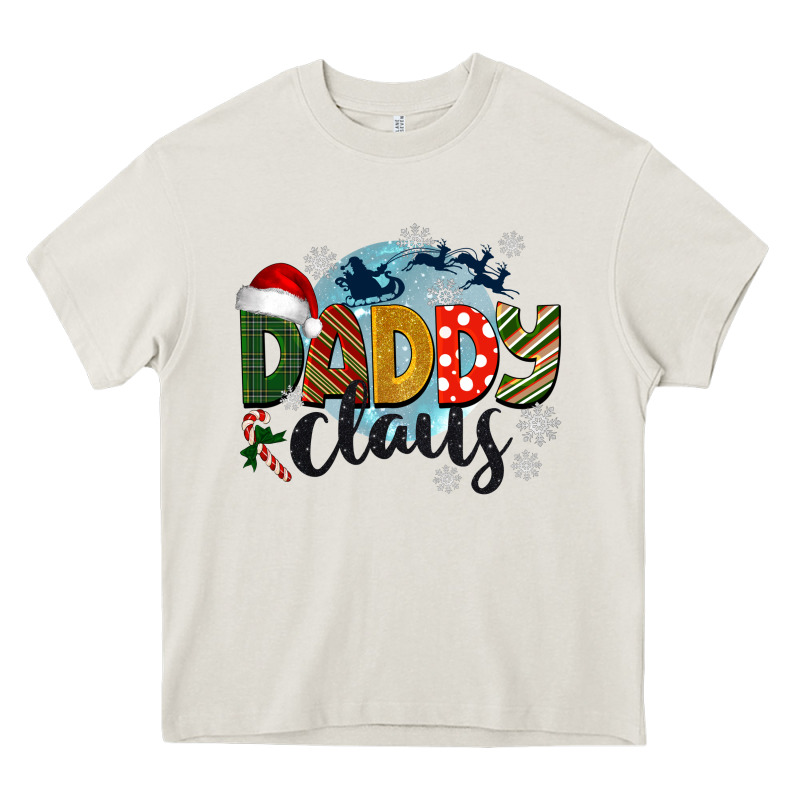Daddy Claus Christmas Heavy Core Tee by BarkalooDesign | Teevron