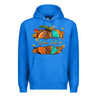 True Royal pumpkin hello fall Premium Hoodie - NancyCooperArtShop