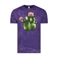 Cloud Purple cactus Vintage Tee - JahusDesignShop