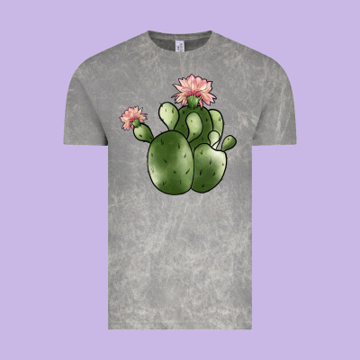Cactus Vintage Tee Designed By Jahusdesignshop