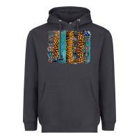 Smoke Aztec Leopard Glitter Brushstrokes Heavyweight Hoodie - Bettercallsaul