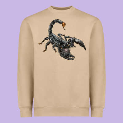 Scorpion Heavyweight Sweatshirt Designed By Lillyallendesigns