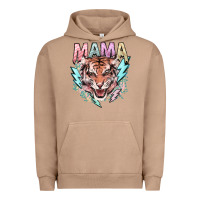 Pigment Burro Mama tiger lightning bolt Urban Hoodie - HowdyJamesFarm