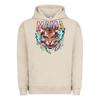 Pigment French Oak Mama tiger lightning bolt Urban Hoodie - HowdyJamesFarm