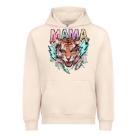Sandshell Mama tiger lightning bolt Urban Hoodie - HowdyJamesFarm