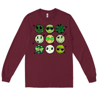 Burgundy funny st patrick's day Long Sleeve Tee - MaliasSmallBusiness