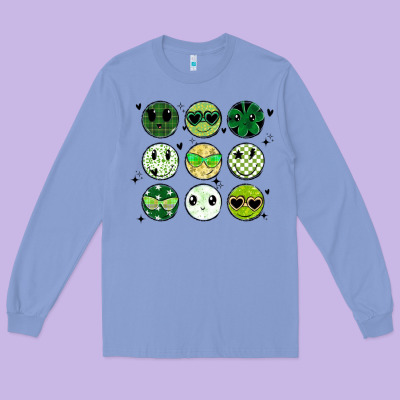Funny St Patrick's Day Long Sleeve Tee Designed By Maliassmallbusiness