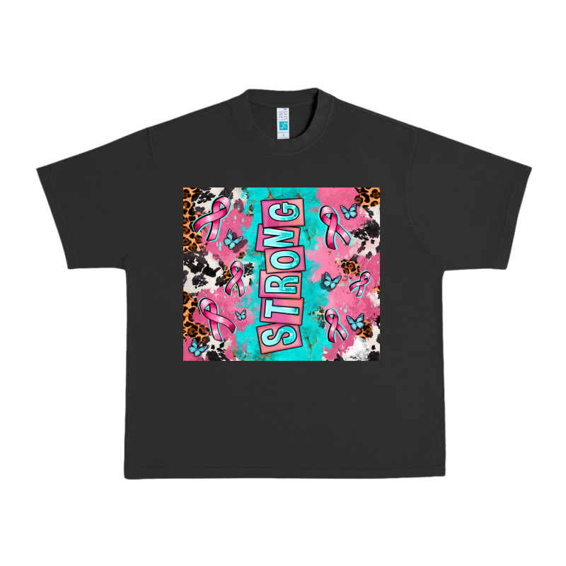 Breast Cancer Awareness Strong Urban Heavy Tee by AdoDesignShop | Teevron