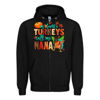 Black my favorite call me nana Zipper Hoodie - MaliasSmallBusiness