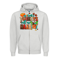 Dove Grey my favorite call me nana Zipper Hoodie - MaliasSmallBusiness