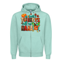 Seafoam my favorite call me nana Zipper Hoodie - MaliasSmallBusiness