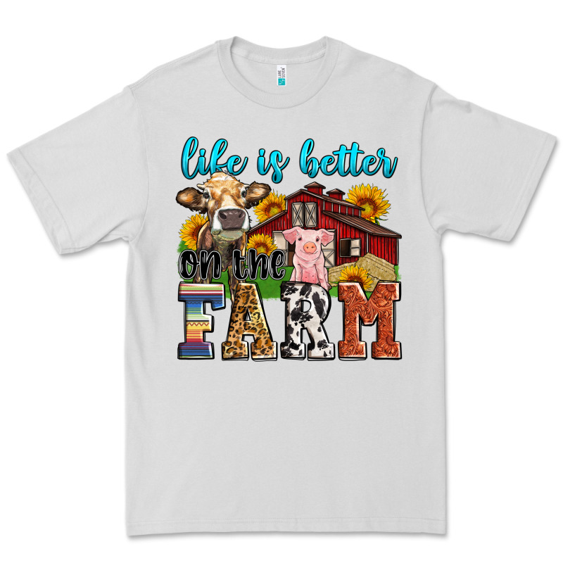 Life Is Better On The Farm Premium Tee by Zillion Design Studio | Teevron