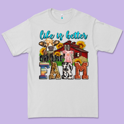 Life Is Better On The Farm Premium Tee Designed By Zillion Design Studio