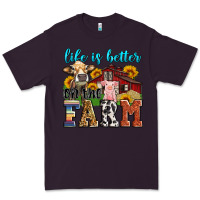 Plum life is better on the farm Premium Tee - Zillion Design Studio